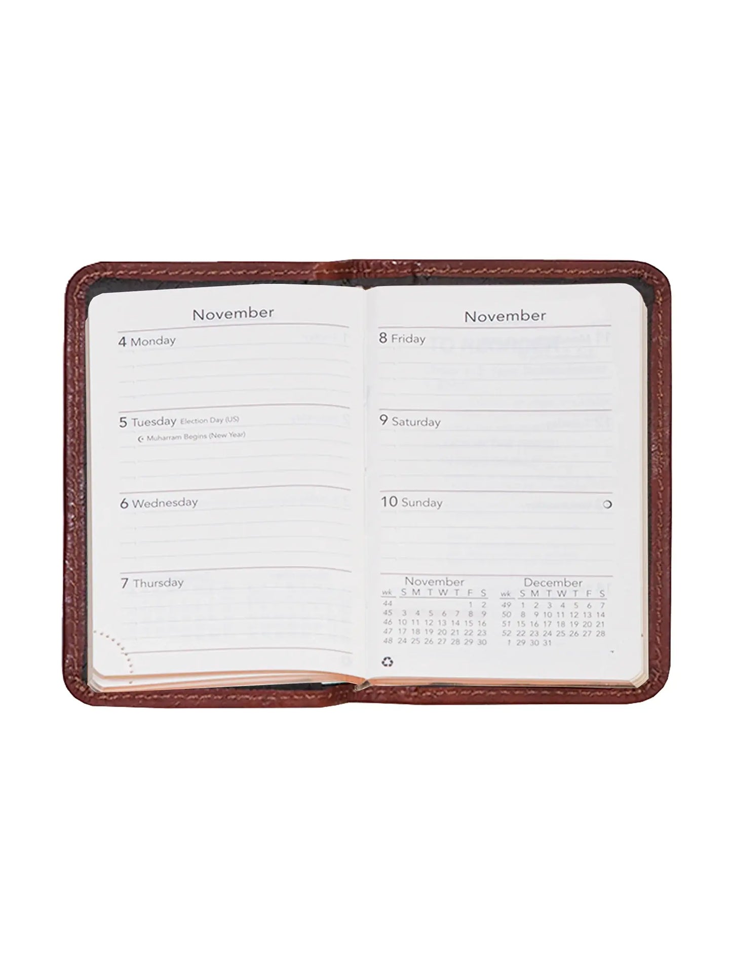 Scully Leather personal weekly planner - Scully Leather - Flyclothing LLC