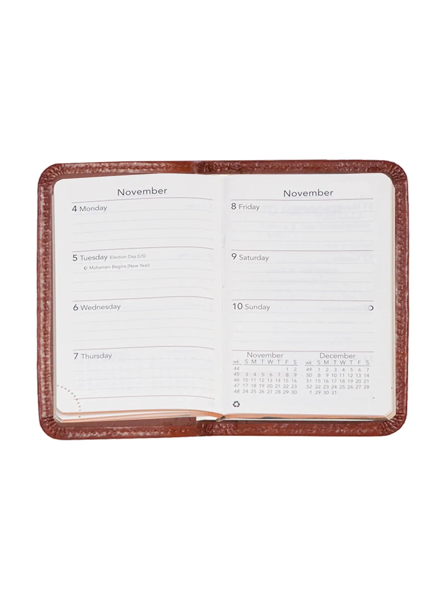 Scully Leather personal weekly planner - Scully Leather - Flyclothing LLC