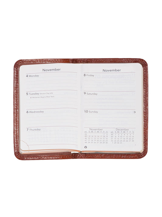 Scully Leather personal weekly planner
