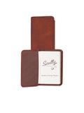 Italia Antique calf leather Brown Personal phone/address - Scully Leather - Flyclothing LLC