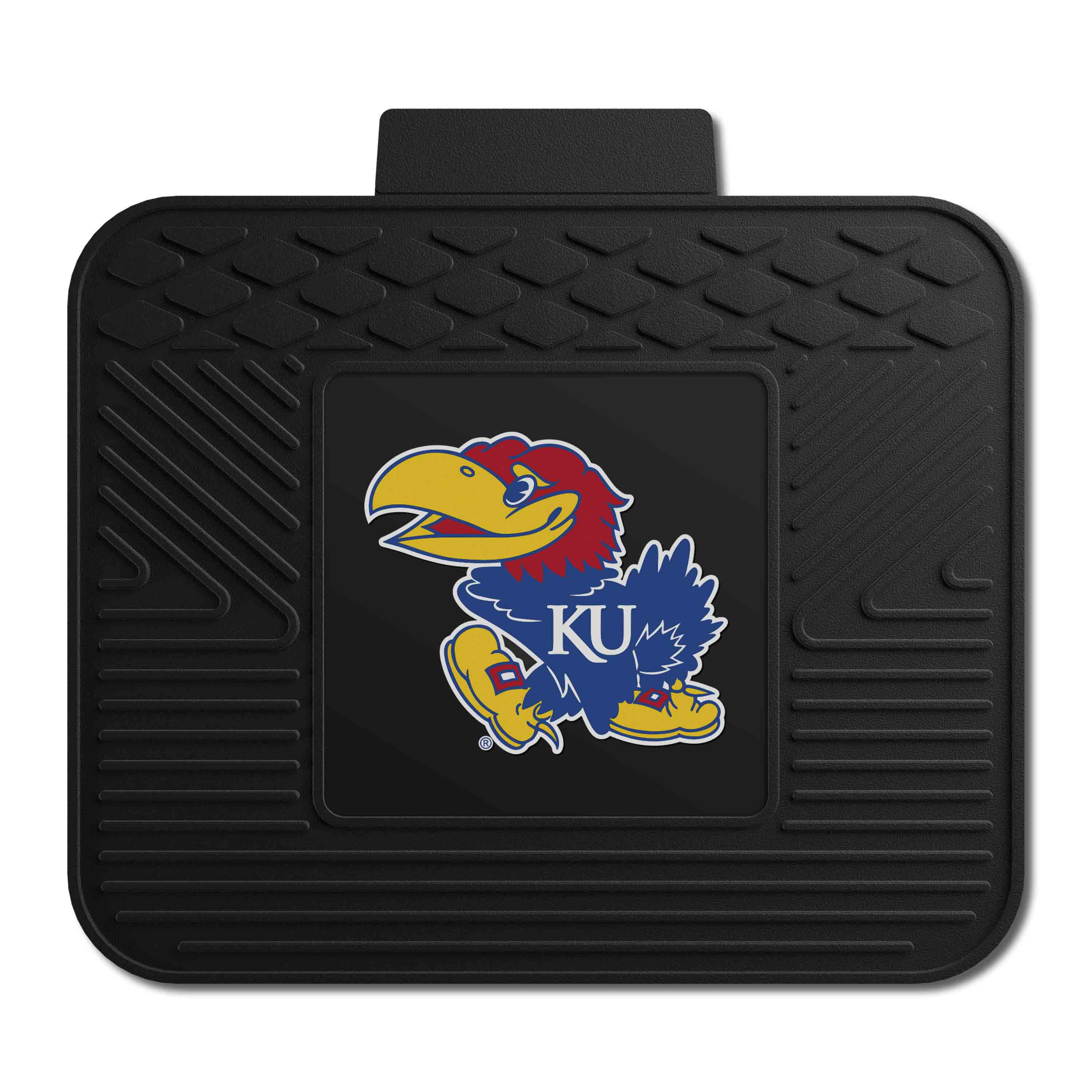 Kansas Jayhawks Back Seat Car Utility Mat - 14in. x 17in. - Kansas