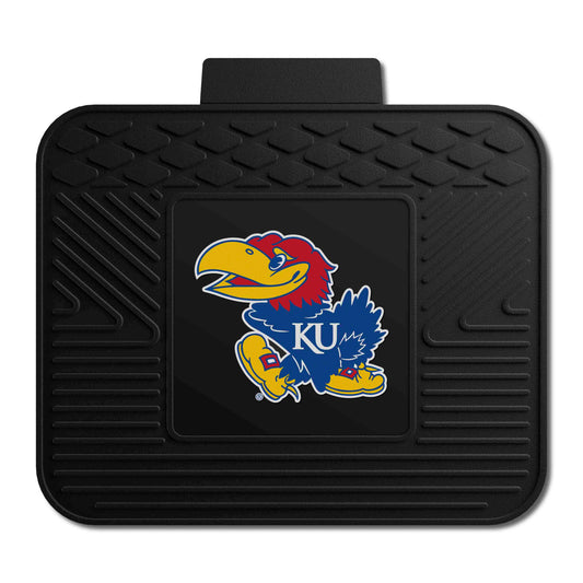 Kansas Jayhawks Back Seat Car Utility Mat - 14in. x 17in. - Kansas