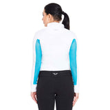 TuffRider Ladies Long Sleeve Ventilated Technical Sport Shirt – UV Protection, Quick-Dry, Mesh Undersleeves - Breeches.com - Flyclothing LLC