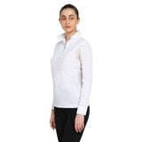 TuffRider Ladies Long Sleeve Ventilated Technical Sport Shirt – UV Protection, Quick-Dry, Mesh Undersleeves - Breeches.com - Flyclothing LLC