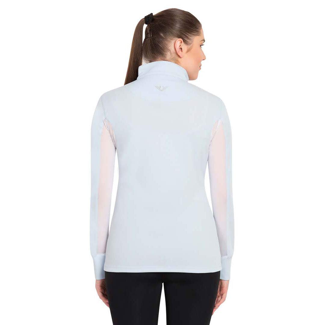 TuffRider Ladies Long Sleeve Ventilated Technical Sport Shirt – UV Protection, Quick-Dry, Mesh Undersleeves - Breeches.com - Flyclothing LLC