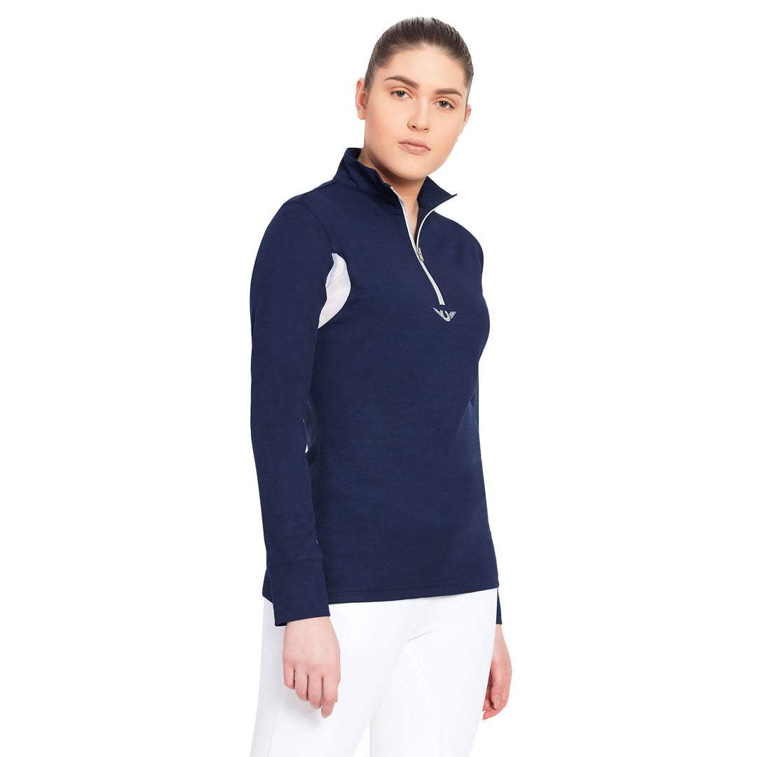 TuffRider Ladies Long Sleeve Ventilated Technical Sport Shirt – UV Protection, Quick-Dry, Mesh Undersleeves - Breeches.com - Flyclothing LLC