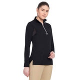 TuffRider Ladies Long Sleeve Ventilated Technical Sport Shirt – UV Protection, Quick-Dry, Mesh Undersleeves - Breeches.com - Flyclothing LLC