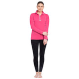 TuffRider Ladies Long Sleeve Ventilated Technical Sport Shirt – UV Protection, Quick-Dry, Mesh Undersleeves - Breeches.com - Flyclothing LLC