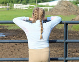 TuffRider Youth Long Sleeve Ventilated Technical Sport Shirt – UV Protection, Quick-Dry, Mesh Undersleeves - Breeches.com - Flyclothing LLC