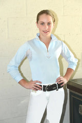 TuffRider Youth Long Sleeve Ventilated Technical Sport Shirt – UV Protection, Quick-Dry, Mesh Undersleeves - Breeches.com - Flyclothing LLC
