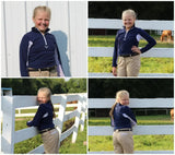 TuffRider Youth Long Sleeve Ventilated Technical Sport Shirt – UV Protection, Quick-Dry, Mesh Undersleeves - Breeches.com - Flyclothing LLC
