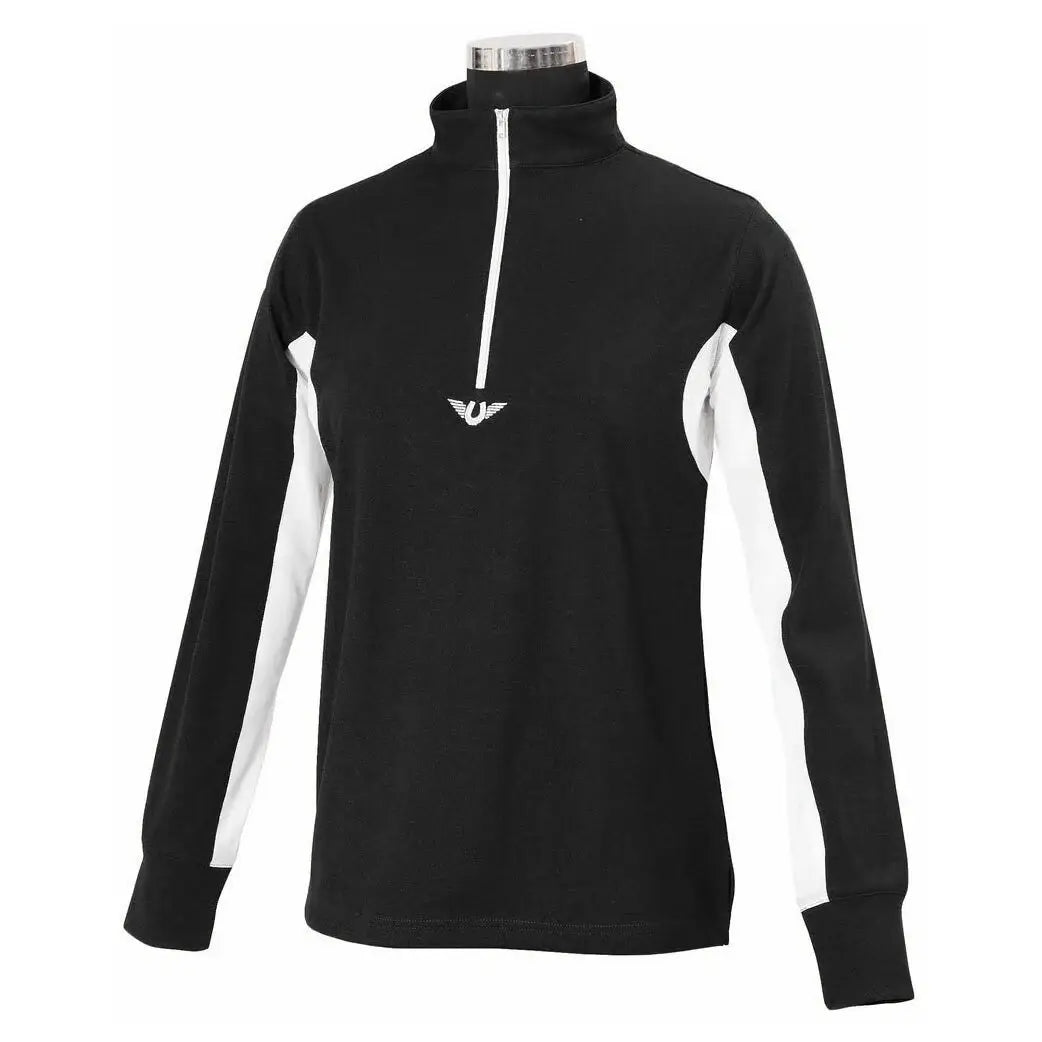 TuffRider Youth Long Sleeve Ventilated Technical Sport Shirt – UV Protection, Quick-Dry, Mesh Undersleeves - Breeches.com - Flyclothing LLC