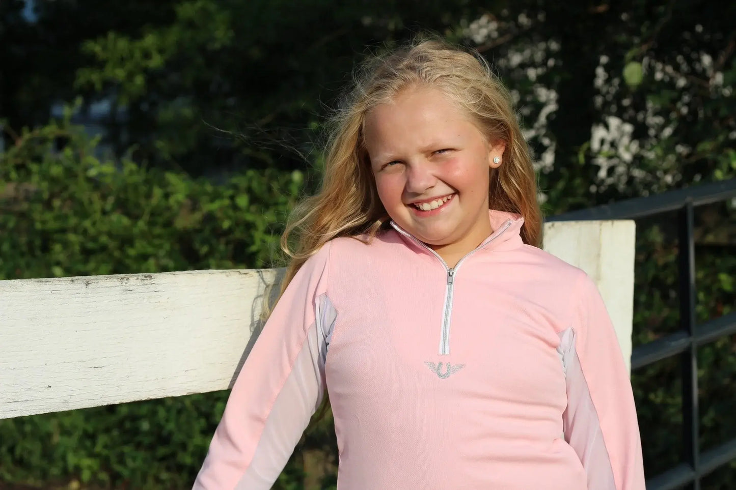 TuffRider Youth Long Sleeve Ventilated Technical Sport Shirt – UV Protection, Quick-Dry, Mesh Undersleeves - Breeches.com - Flyclothing LLC