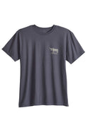Tin Haul Unisex Short Sleeve Tin Haul Western Supply Bull Back Screen T Shirt Heavyweight Graphite With Front Screen - TIN HAUL - Flyclothing LLC