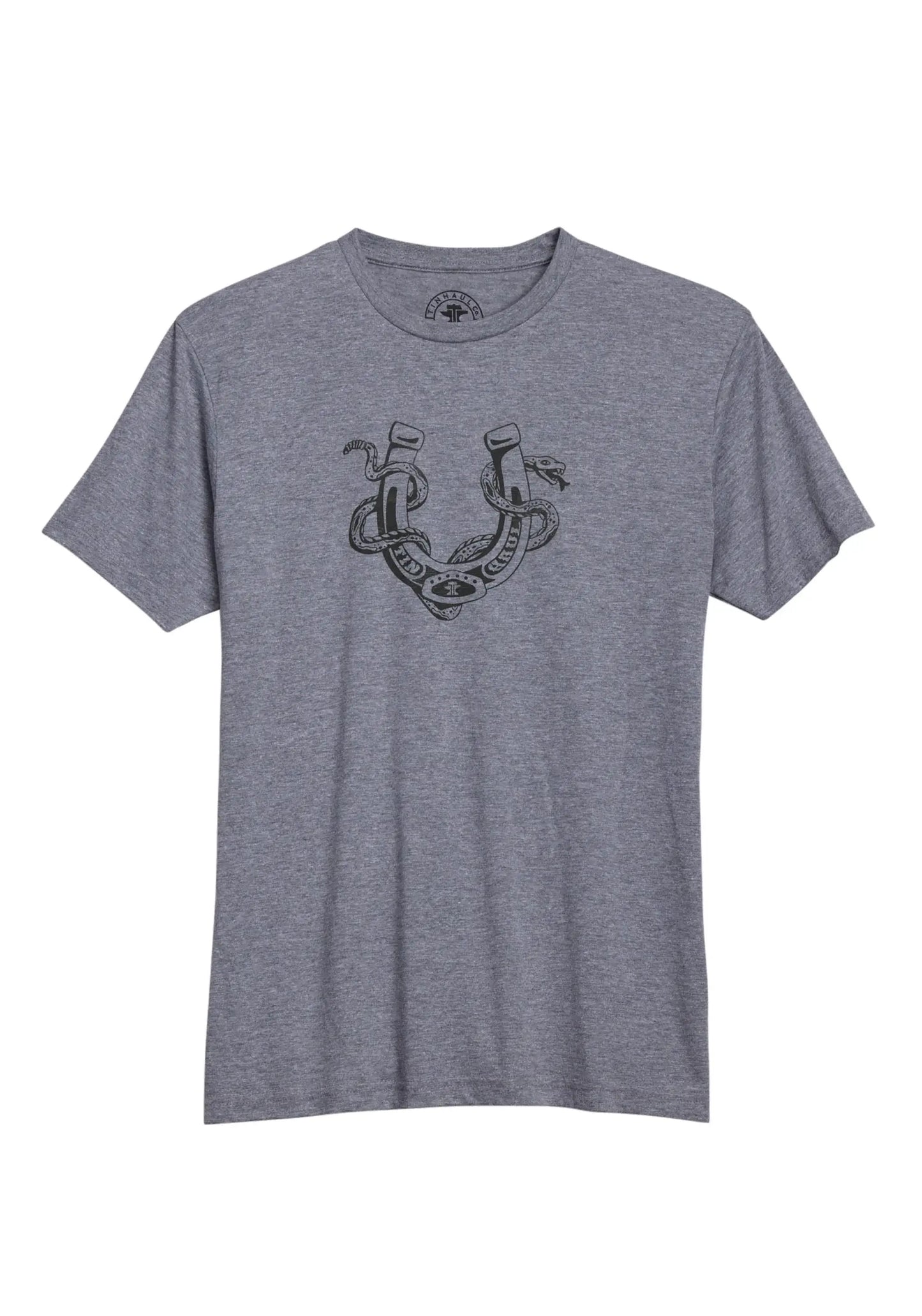 Unisex Short Sleeve Pullovertin Haul Rattle Snake Horseshoe Printr Western - Tin Haul - Flyclothing LLC