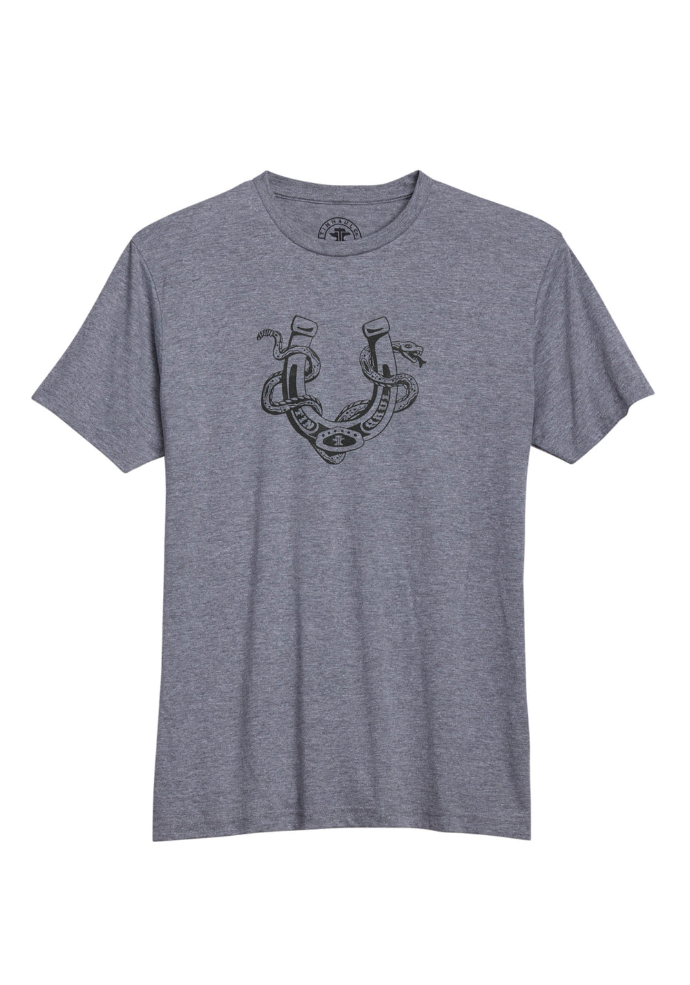 Unisex Short Sleeve Pullovertin Haul Rattle Snake Horseshoe Printr Western