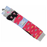 TuffRider Ladies Flamingo/Boat/Horse Knee Hi Socks - 3 Pack - Breeches.com - Flyclothing LLC
