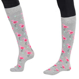 TuffRider Ladies Flamingo/Boat/Horse Knee Hi Socks - 3 Pack - Breeches.com - Flyclothing LLC