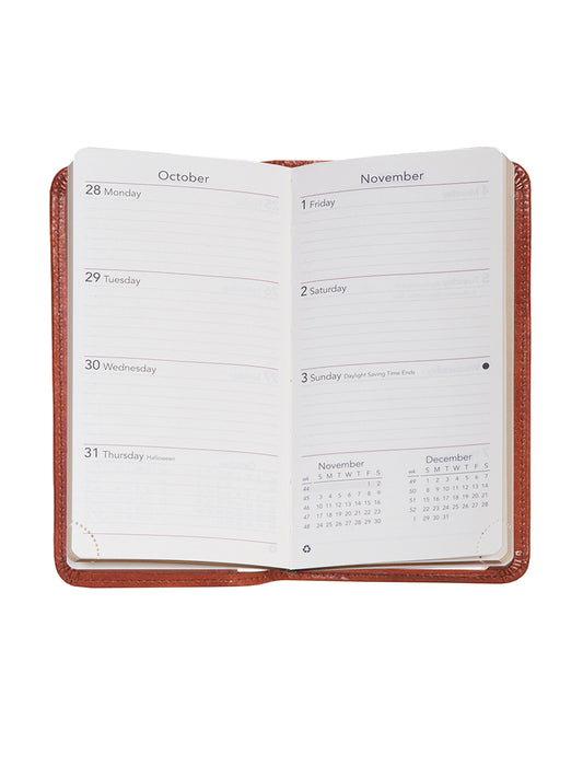 Scully Leather pocket weekly planner