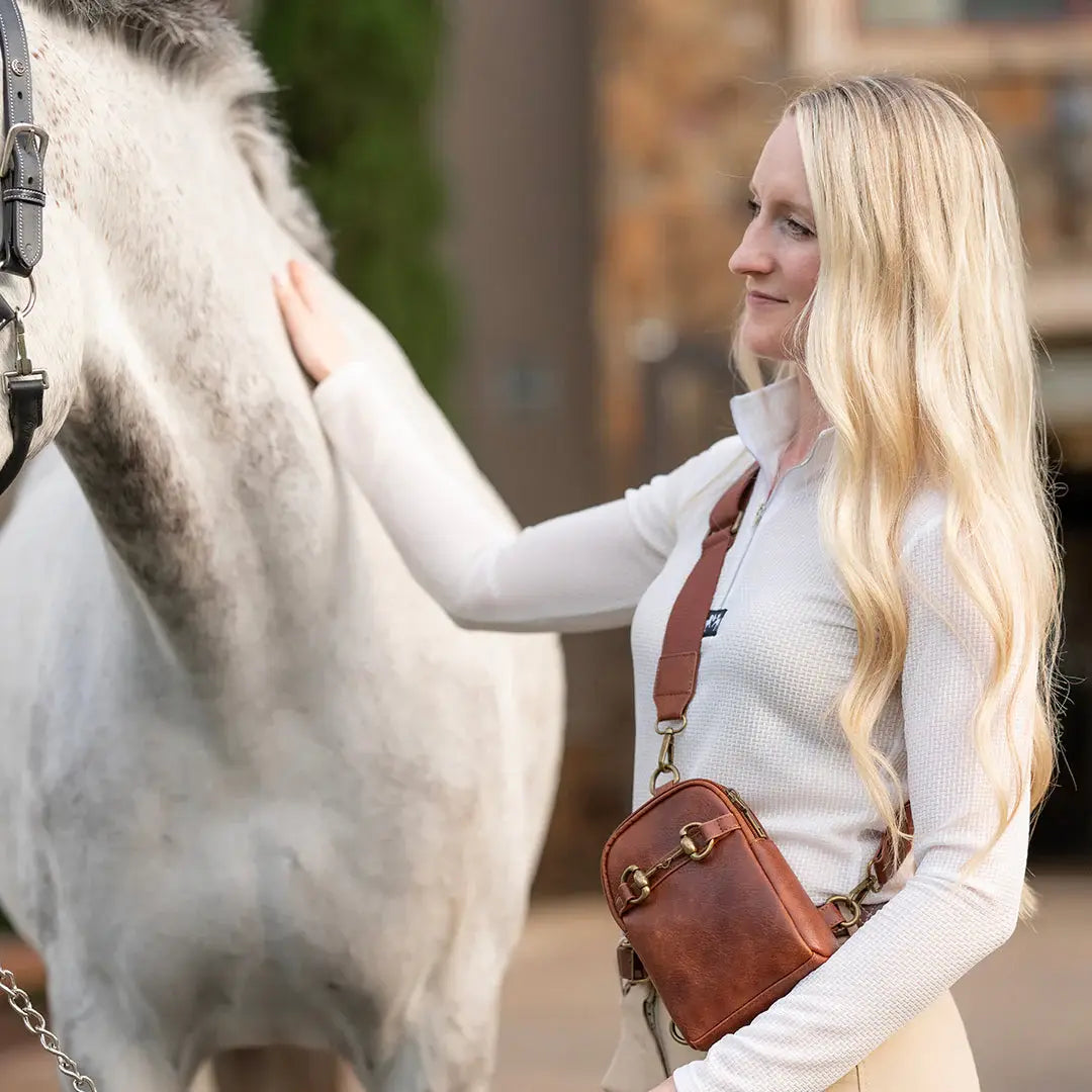 AWST Int'l Snaffle Bit Crossbody Phone Bag - Breeches.com - Flyclothing LLC