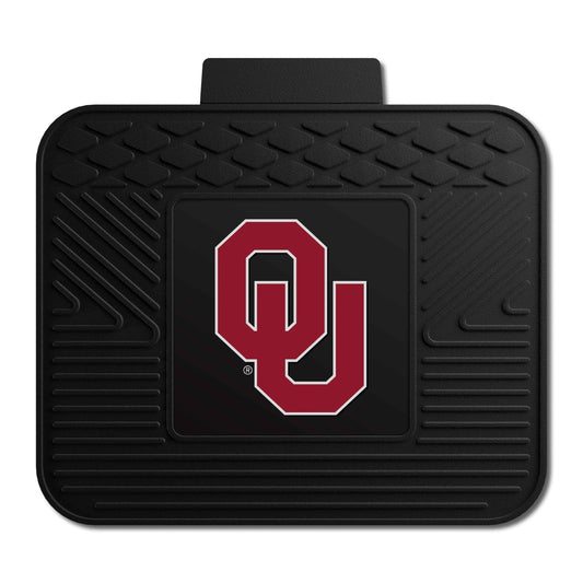 Oklahoma Sooners Back Seat Car Utility Mat - 14in. x 17in. - Oklahoma