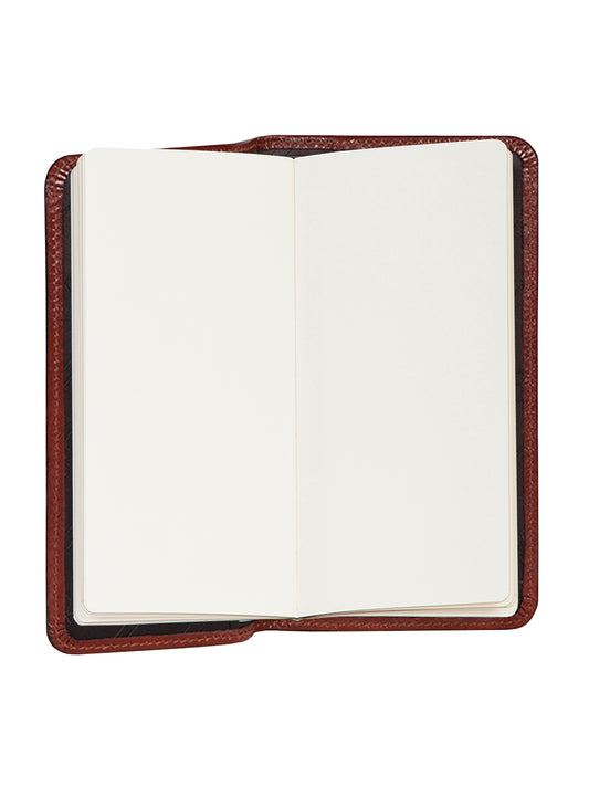 Scully Leather Mahogany Blank Pocket Notebook