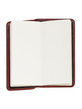 Scully Leather Mahogany Blank Pocket Notebook