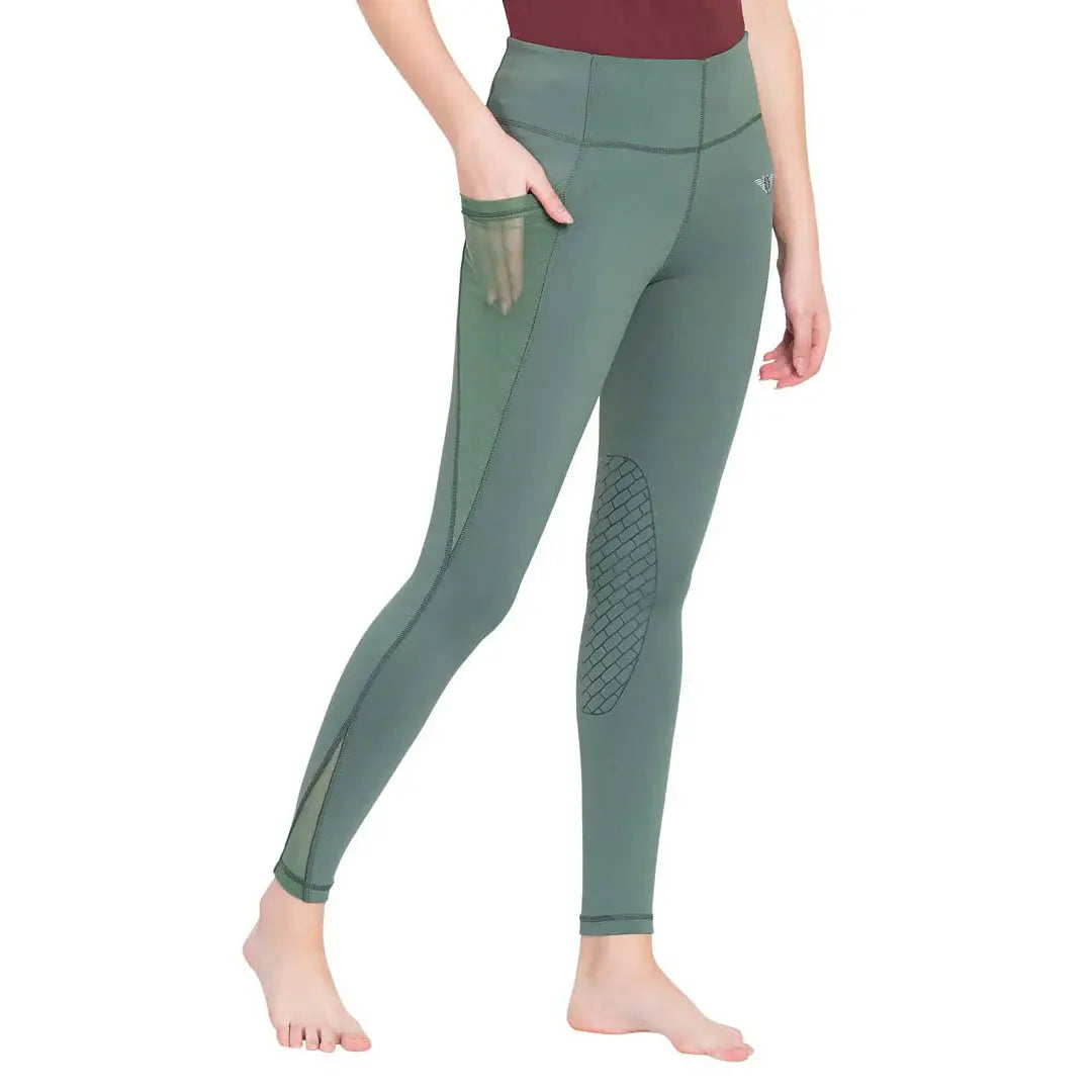 TuffRider Women Minerva Mesh Pocket EquiCool Tights - Breeches.com - Flyclothing LLC