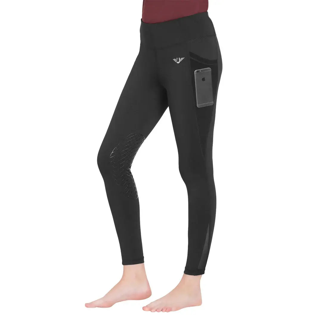 TuffRider Women Minerva Mesh Pocket EquiCool Tights - Breeches.com - Flyclothing LLC