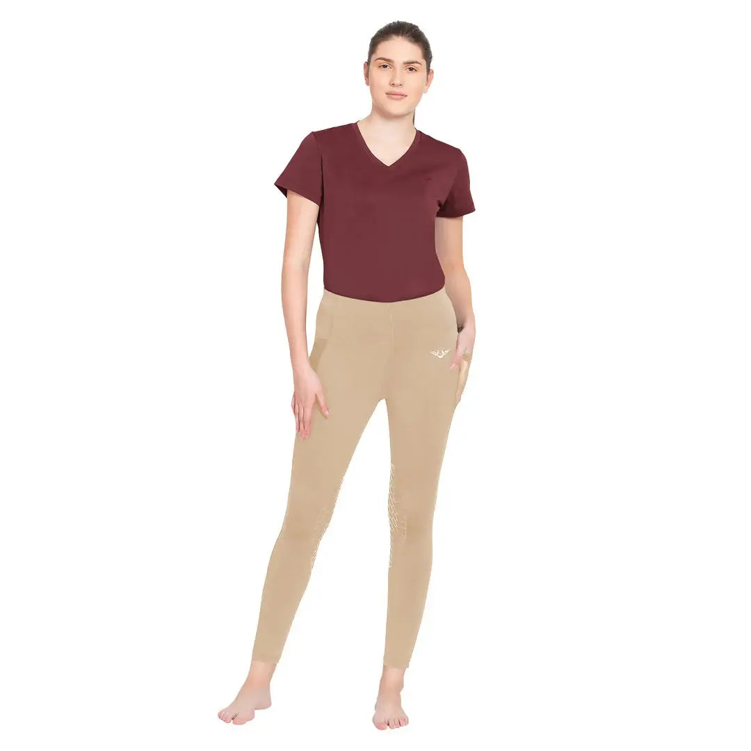 TuffRider Women Minerva Mesh Pocket EquiCool Tights - Breeches.com - Flyclothing LLC