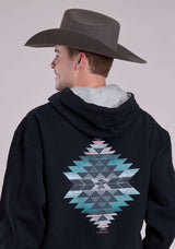 Tin Haul Mens Full Aztec Screen On Back Pullover Jacket - Tin Haul - Flyclothing LLC