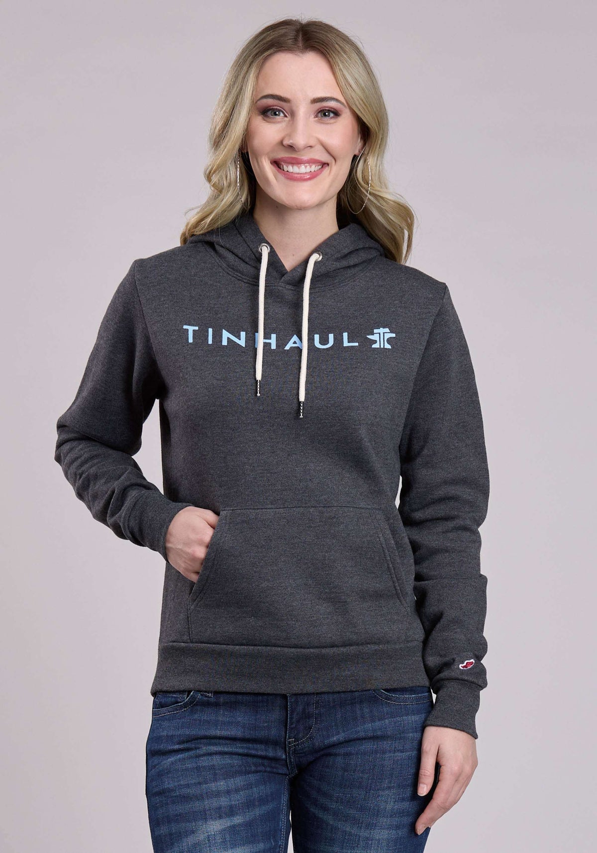 Tin Haul Womens Script Screen Print Pullover Western Shirt - Tin Haul - Flyclothing LLC