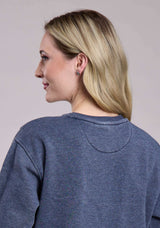 Tin Haul Womens Longhorn Skull And Sun Pullover Western Shirt - Tin Haul - Flyclothing LLC