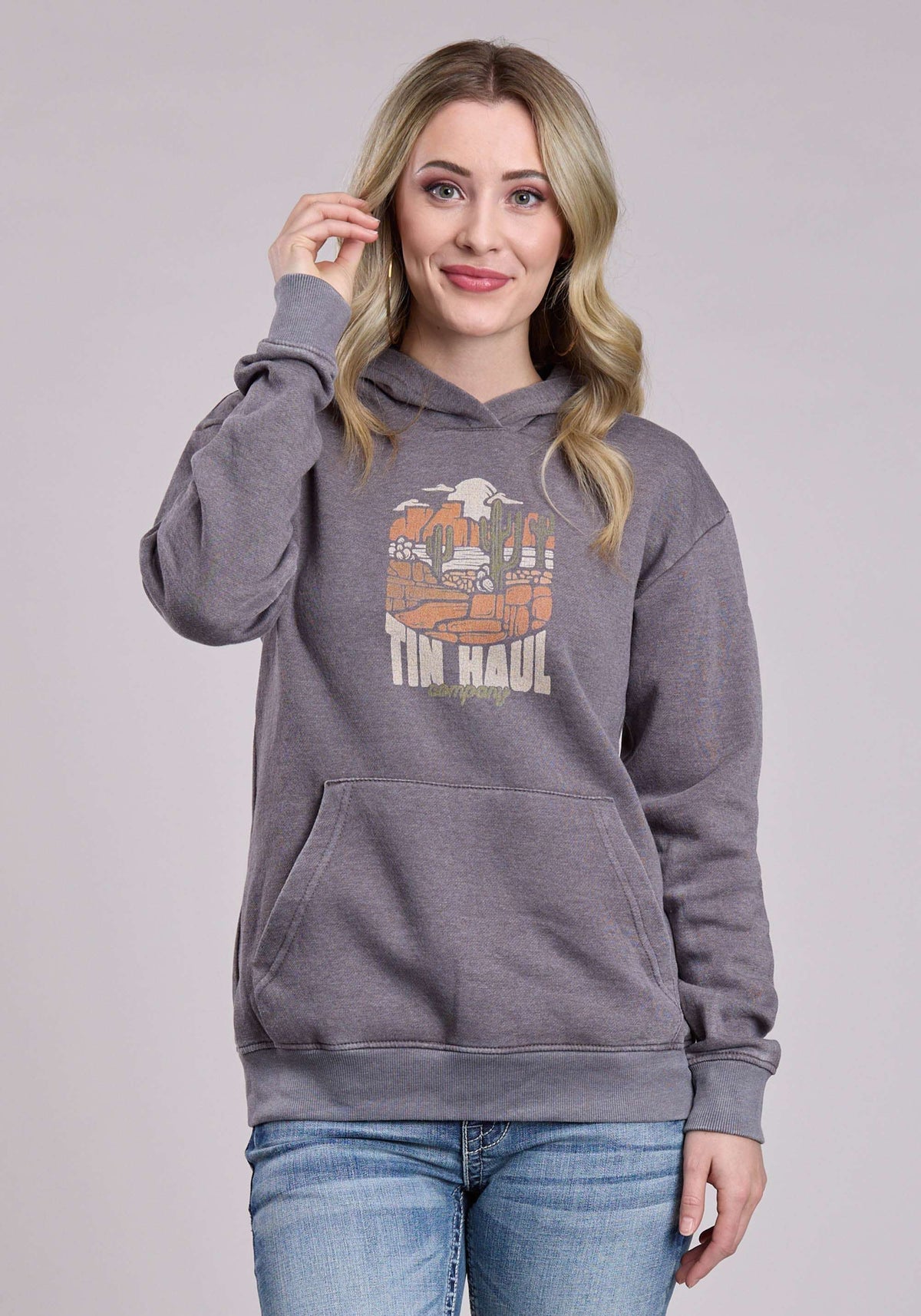 Tin Haul Womens Desert Scene Pullover Western Shirt - Tin Haul - Flyclothing LLC