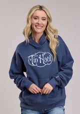 Tin Haul Womens Script Screen Print Hoodie - Tin Haul - Flyclothing LLC