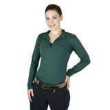TuffRider Ladies Taylor Long Sleeve Polo - Breeches.com - Flyclothing LLC