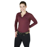 TuffRider Ladies Taylor Long Sleeve Polo - Breeches.com - Flyclothing LLC