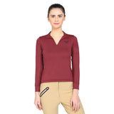 TuffRider Ladies Taylor Long Sleeve Polo - Breeches.com - Flyclothing LLC