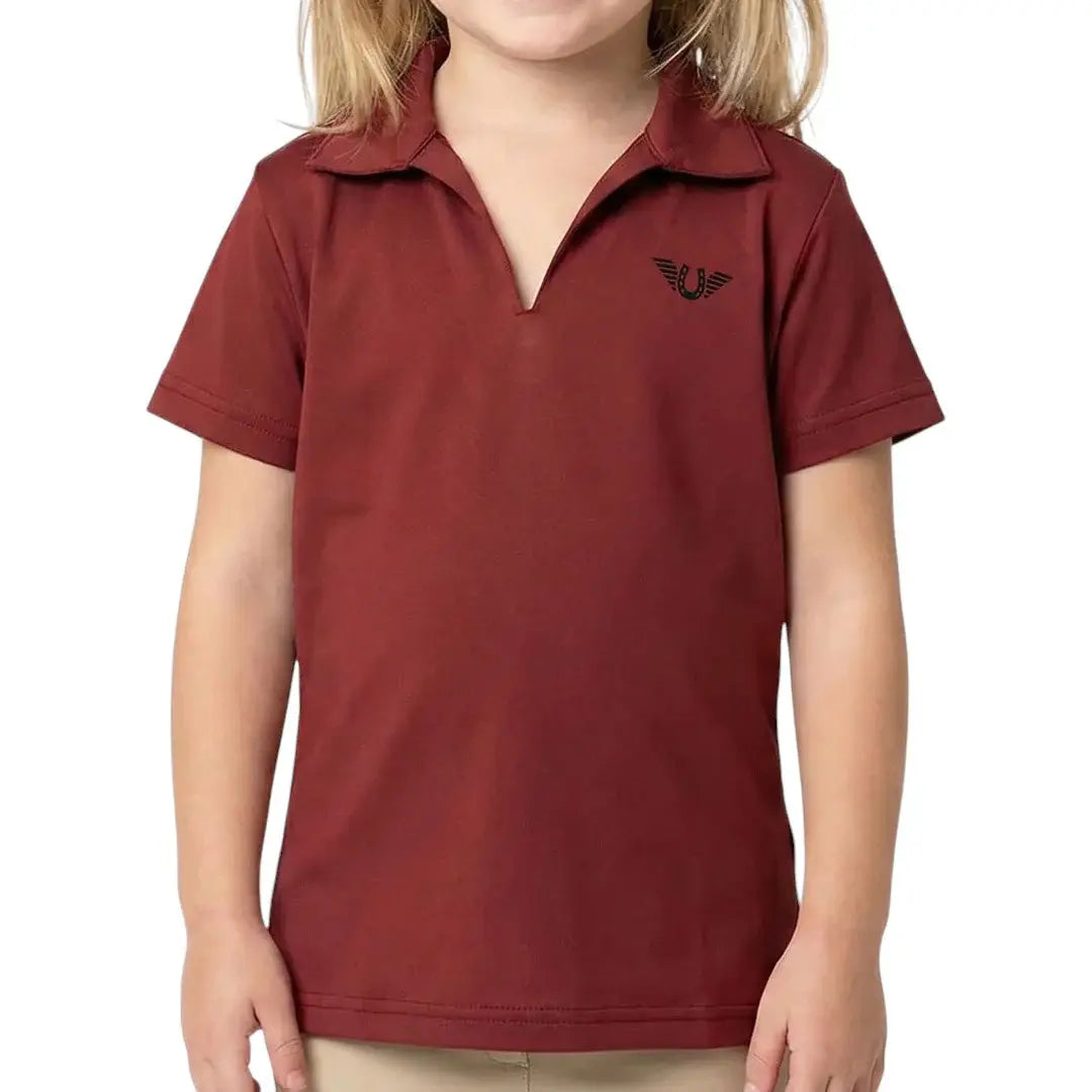 TuffRider Children'S Taylor Short Sleeve Polo - Breeches.com - Flyclothing LLC