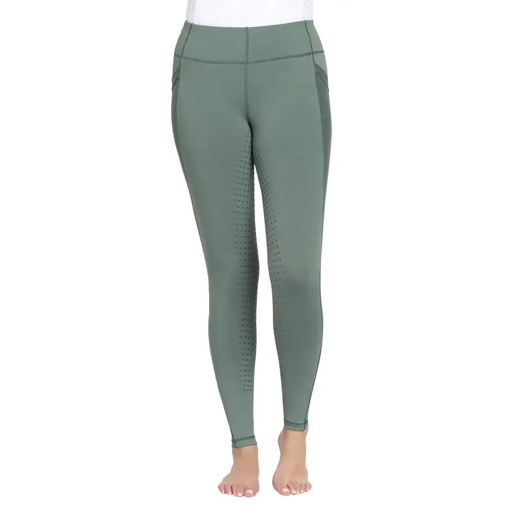 TuffRider Ladies Minerva EquiCool Full Seat Tights - Breeches.com - Flyclothing LLC