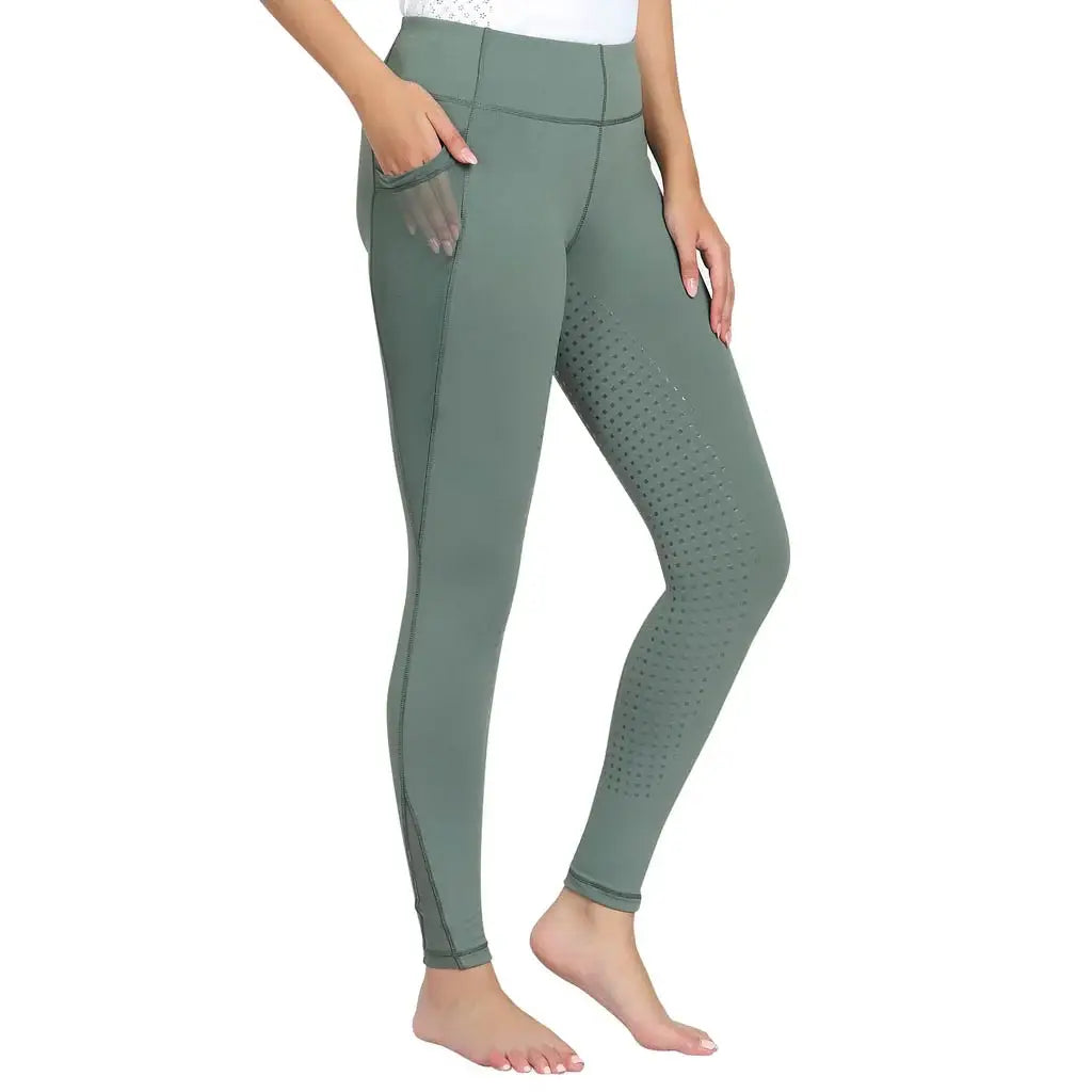 TuffRider Ladies Minerva EquiCool Full Seat Tights - Breeches.com - Flyclothing LLC