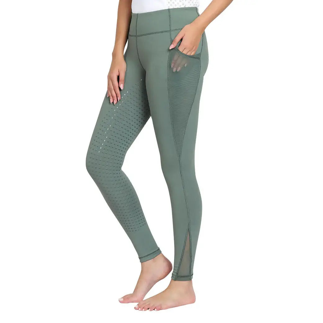 TuffRider Ladies Minerva EquiCool Full Seat Tights - Breeches.com - Flyclothing LLC