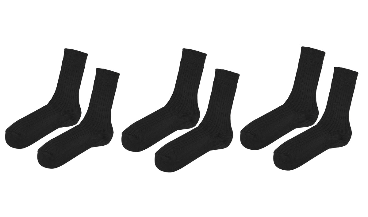 tittimitti® Men’s 100% Organic Cotton Boot Socks 3-Pack – Made in Italy - tittimitti - Flyclothing LLC