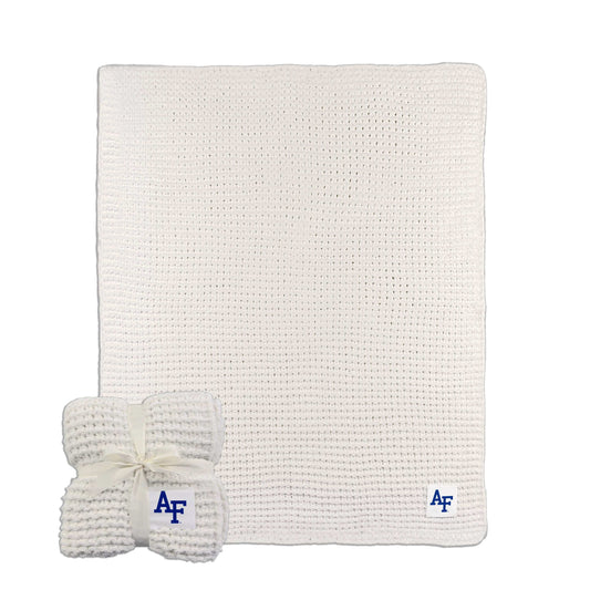 Air Force Academy Cable Knit Throw 50x60 - Logo Brands - Flyclothing LLC