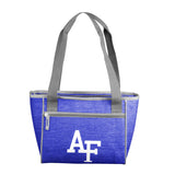 U.S. Air Force Academy Royal Cross Hatch 16 Can Cooler Tote f/ Primary Logo