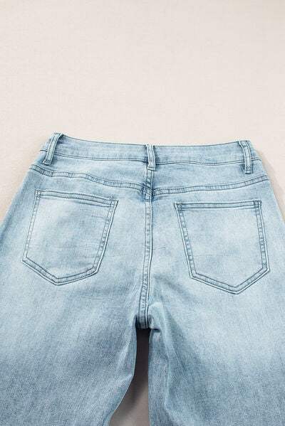 Wide Leg Jeans with Pockets - Trendsi - Flyclothing LLC