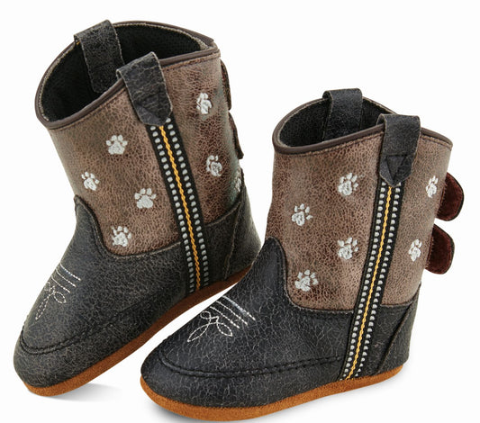 Old West Poppets Toddler Round Toe Boots