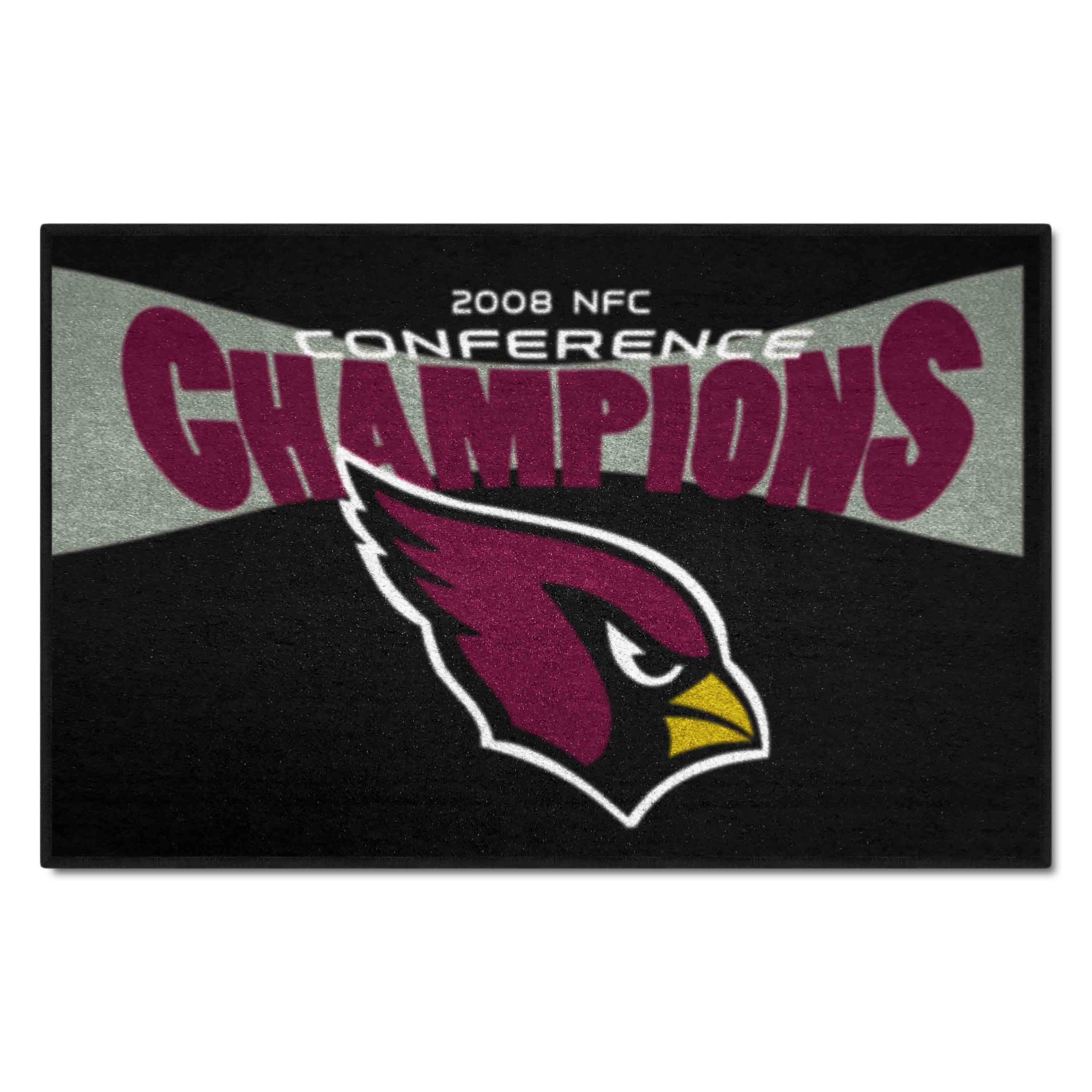 Arizona Cardinals 2009 NFC Conference Champions Starter Mat Accent Rug - 19in. x 30in. - Arizona Cardinals