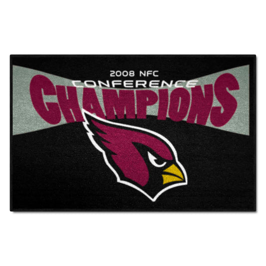Arizona Cardinals 2009 NFC Conference Champions Starter Mat Accent Rug - 19in. x 30in. - Arizona Cardinals