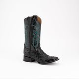 Ferrini Colt Black Full Quill Ostrich Mens Boot - Ferrini USA